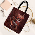 Personalised All Red New Zealand Darts Tote Bag Aoteroa Fern Maori Galaxy Style - Aussie Hoodie