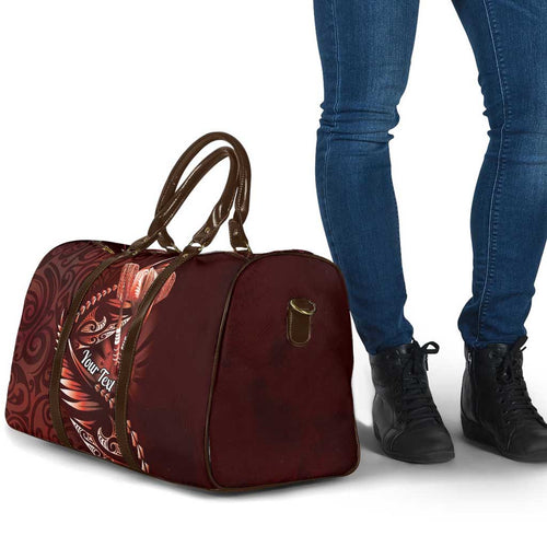 Personalised All Red New Zealand Darts Travel Bag Aoteroa Fern Maori Galaxy Style - Aussie Hoodie