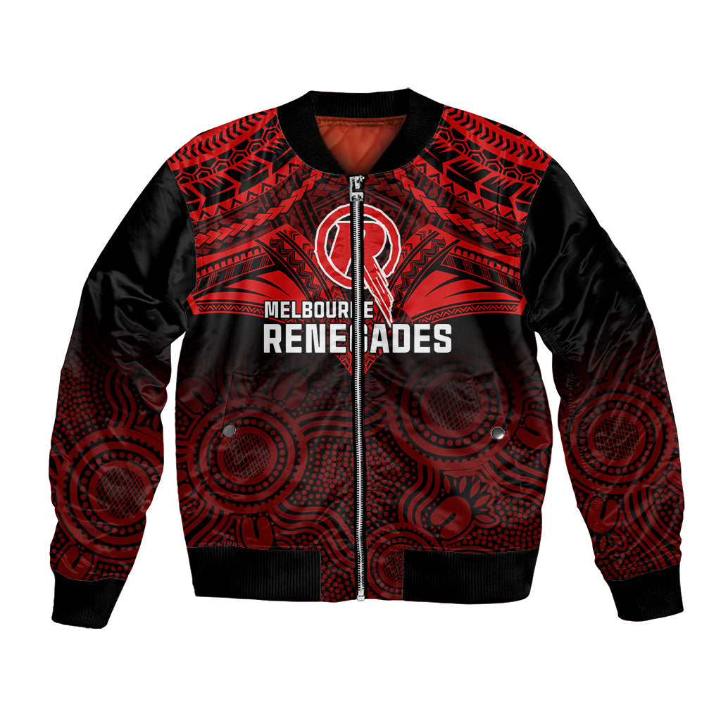 melbourne-renegades-cricket-bomber-jacket-2023-unique-indigenous-art-mix-polynesian-pattern