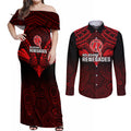 melbourne-renegades-cricket-couples-matching-off-shoulder-maxi-dress-and-long-sleeve-button-shirts-2023-unique-indigenous-art-mix-polynesian-pattern