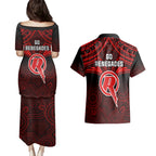 melbourne-renegades-cricket-couples-matching-puletasi-dress-and-hawaiian-shirt-2023-unique-indigenous-art-mix-polynesian-pattern