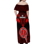 melbourne-renegades-cricket-family-matching-off-shoulder-maxi-dress-and-hawaiian-shirt-2023-unique-indigenous-art-mix-polynesian-pattern
