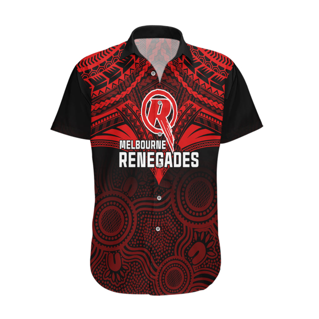 melbourne-renegades-cricket-hawaiian-shirt-2023-unique-indigenous-art-mix-polynesian-pattern