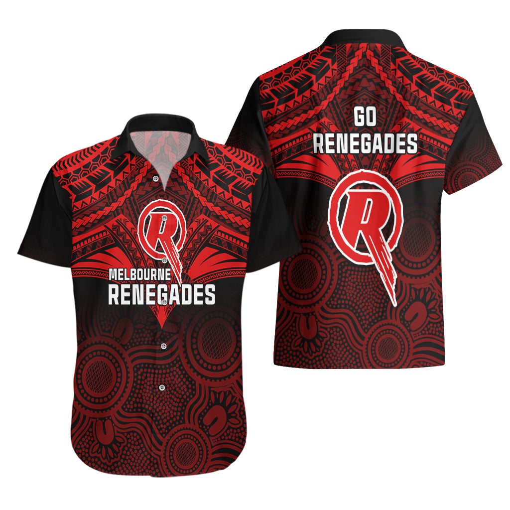 melbourne-renegades-cricket-hawaiian-shirt-2023-unique-indigenous-art-mix-polynesian-pattern
