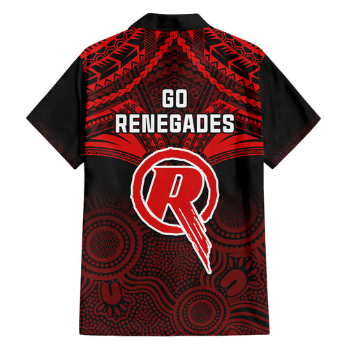 melbourne-renegades-cricket-kid-hawaiian-shirt-2023-unique-indigenous-art-mix-polynesian-pattern