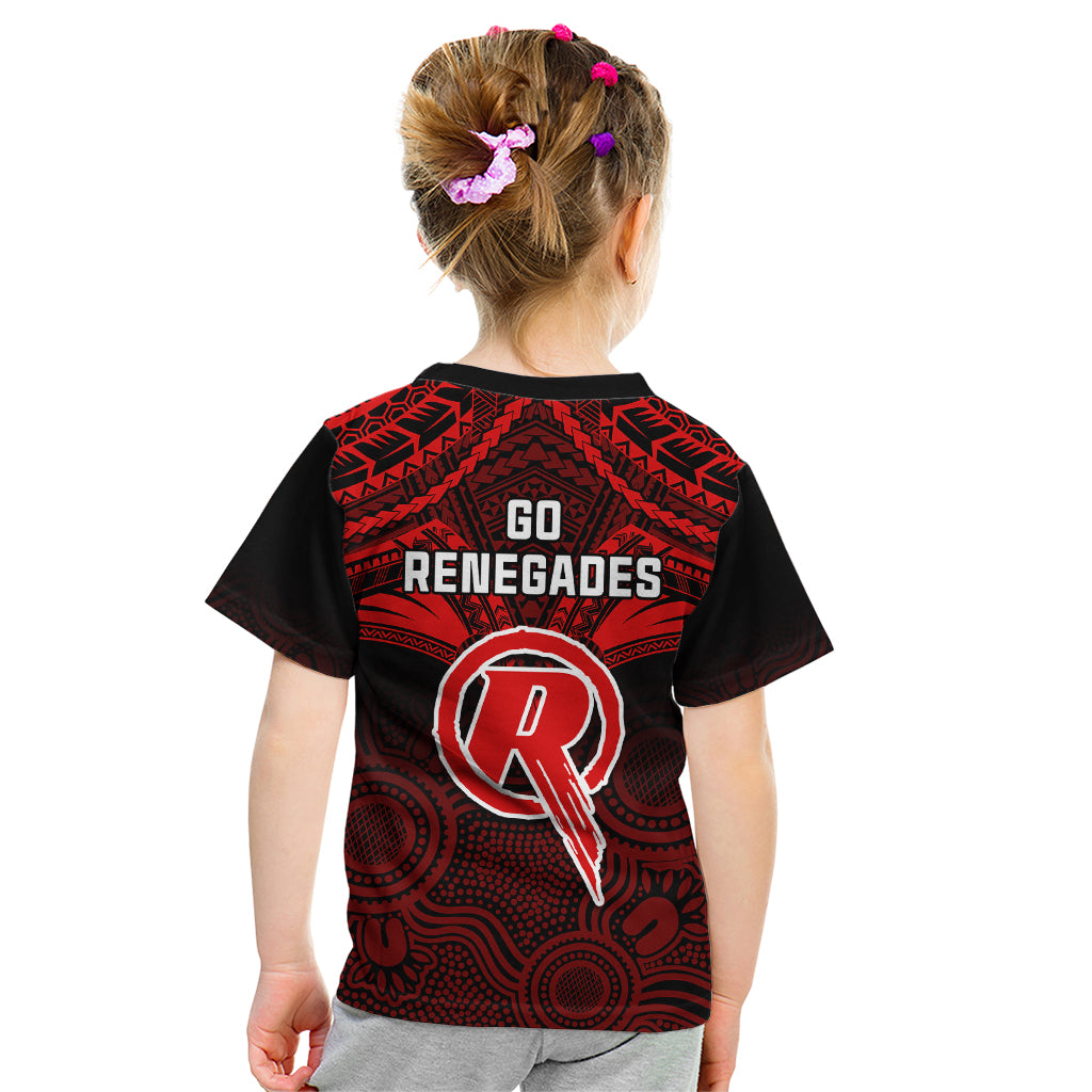 melbourne-renegades-cricket-kid-t-shirt-2023-unique-indigenous-art-mix-polynesian-pattern