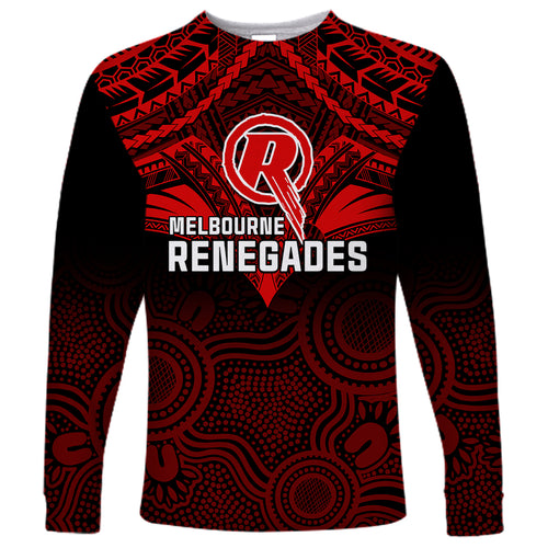 melbourne-renegades-cricket-long-sleeve-shirt-2023-unique-indigenous-art-mix-polynesian-pattern