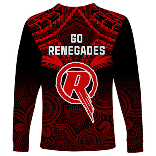 melbourne-renegades-cricket-long-sleeve-shirt-2023-unique-indigenous-art-mix-polynesian-pattern