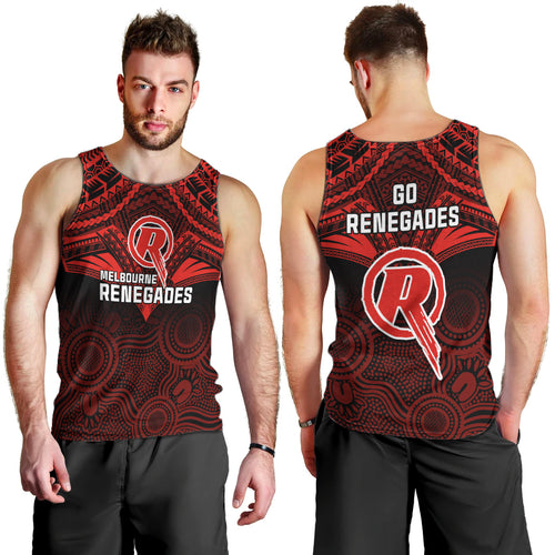 melbourne-renegades-cricket-men-tank-top-2023-unique-indigenous-art-mix-polynesian-pattern
