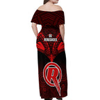 melbourne-renegades-cricket-off-shoulder-maxi-dress-2023-unique-indigenous-art-mix-polynesian-pattern