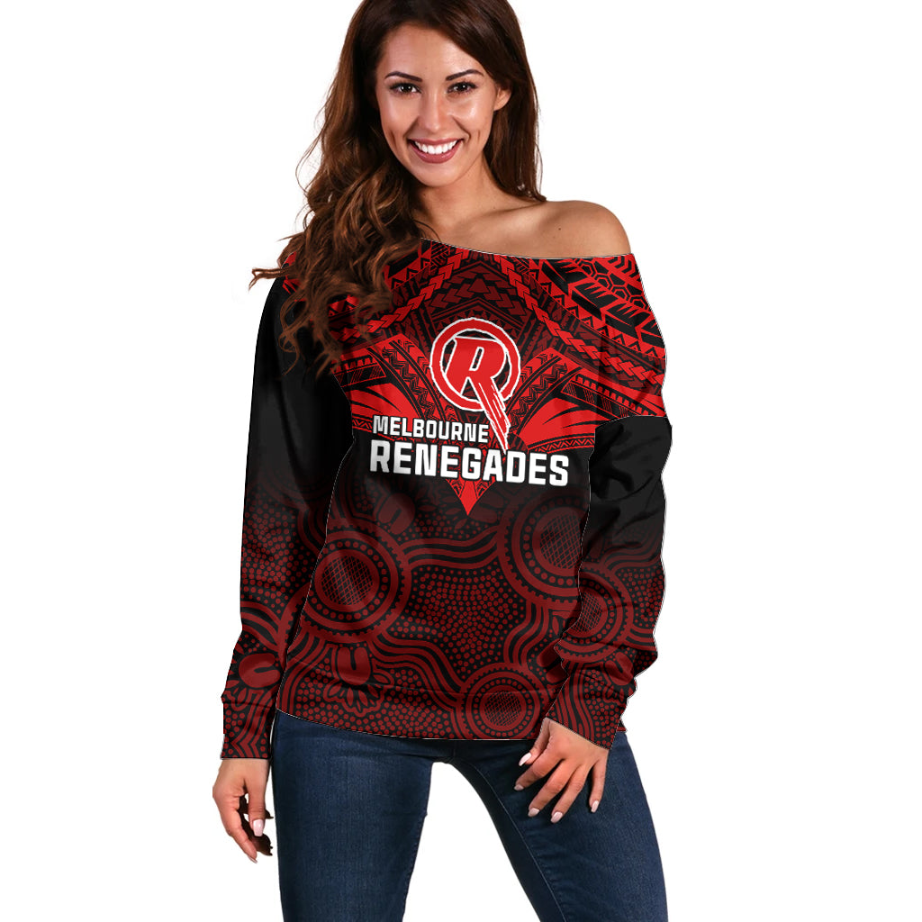 melbourne-renegades-cricket-off-shoulder-sweater-2023-unique-indigenous-art-mix-polynesian-pattern