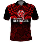 melbourne-renegades-cricket-polo-shirt-2023-unique-indigenous-art-mix-polynesian-pattern