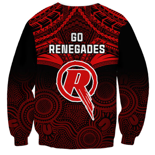 melbourne-renegades-cricket-sweatshirt-2023-unique-indigenous-art-mix-polynesian-pattern