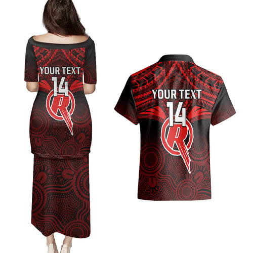 custom-melbourne-renegades-cricket-couples-matching-puletasi-dress-and-hawaiian-shirt-2023-unique-indigenous-art-mix-polynesian-pattern