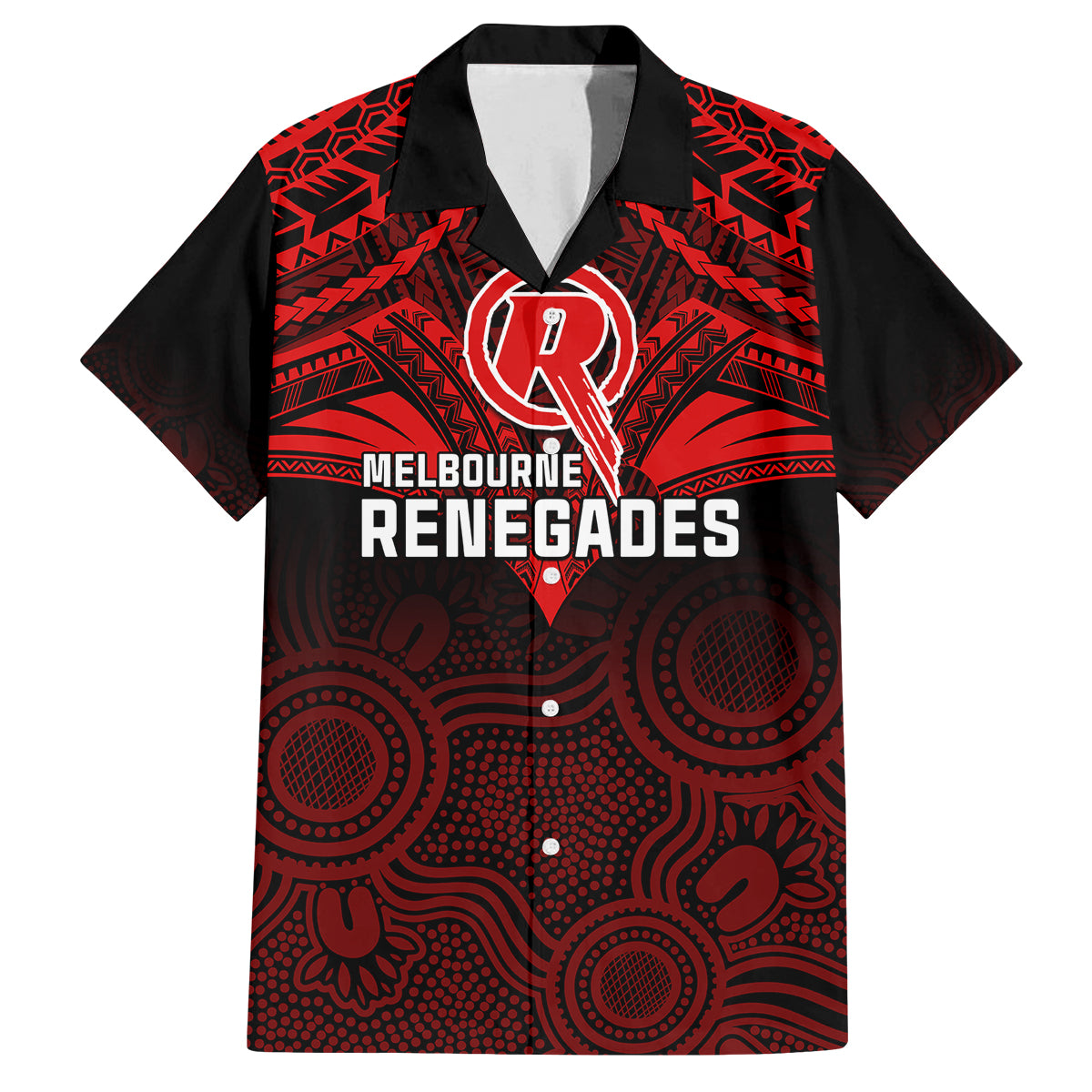 custom-melbourne-renegades-cricket-kid-hawaiian-shirt-2023-unique-indigenous-art-mix-polynesian-pattern