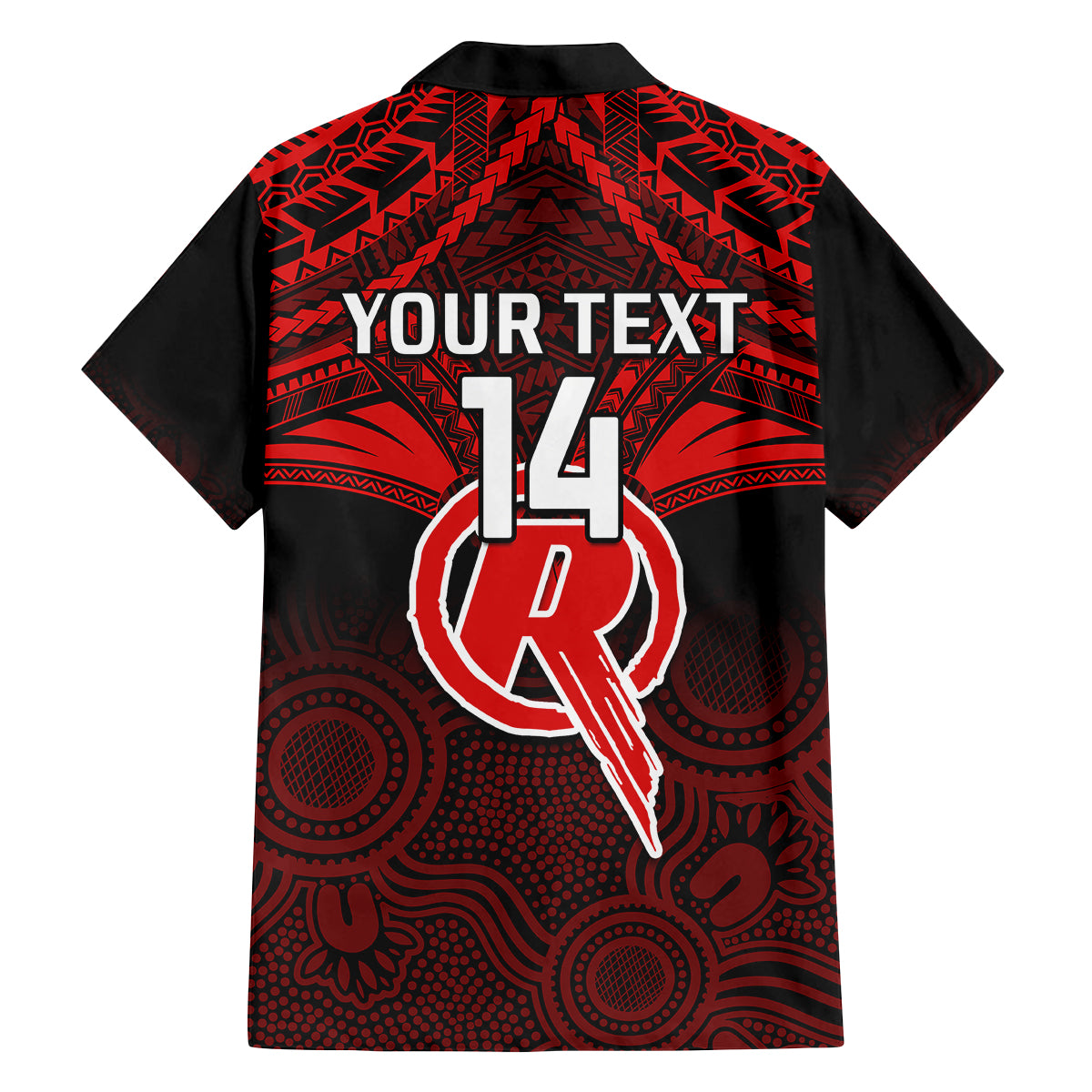custom-melbourne-renegades-cricket-kid-hawaiian-shirt-2023-unique-indigenous-art-mix-polynesian-pattern