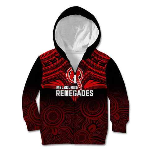 custom-melbourne-renegades-cricket-kid-hoodie-2023-unique-indigenous-art-mix-polynesian-pattern