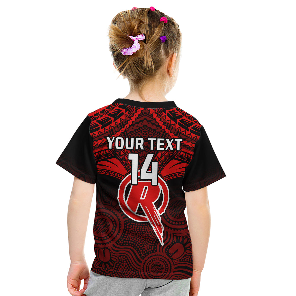custom-melbourne-renegades-cricket-kid-t-shirt-2023-unique-indigenous-art-mix-polynesian-pattern
