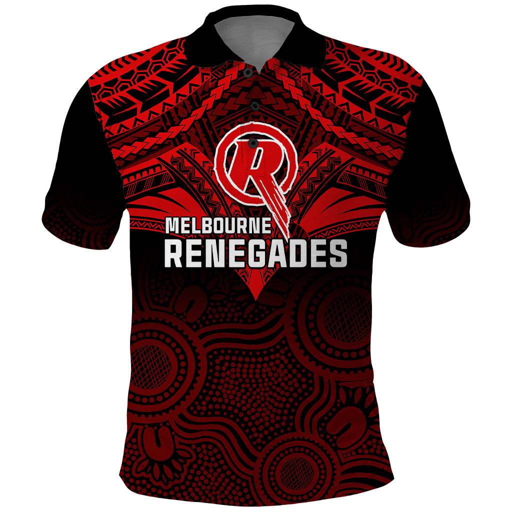 custom-melbourne-renegades-cricket-polo-shirt-2023-unique-indigenous-art-mix-polynesian-pattern