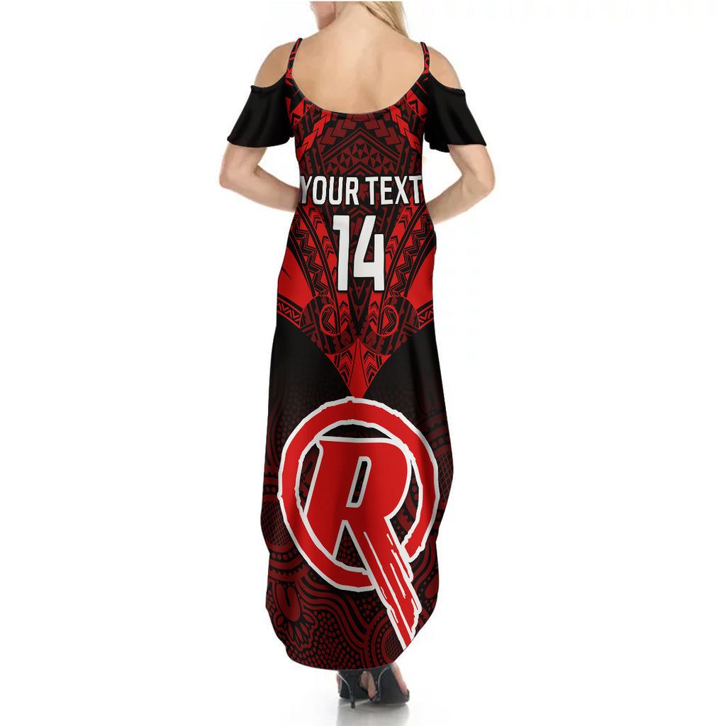 custom-melbourne-renegades-cricket-summer-maxi-dress-2023-unique-indigenous-art-mix-polynesian-pattern