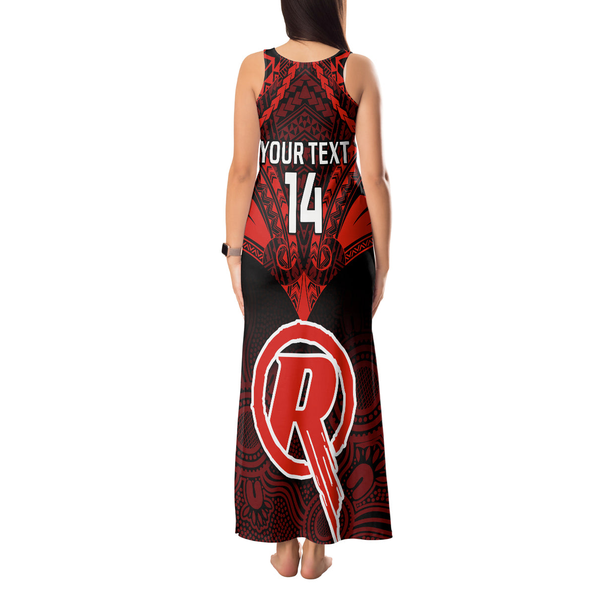 custom-melbourne-renegades-cricket-tank-maxi-dress-2023-unique-indigenous-art-mix-polynesian-pattern