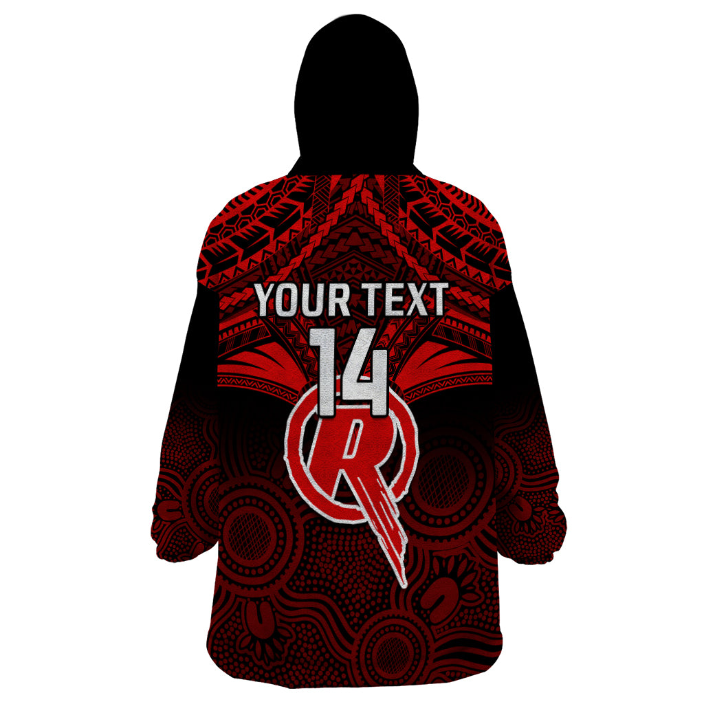 custom-melbourne-renegades-cricket-wearable-blanket-hoodie-2023-unique-indigenous-art-mix-polynesian-pattern