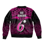 sydney-sixers-cricket-bomber-jacket-2023-unique-indigenous-art-mix-polynesian-pattern