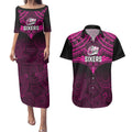sydney-sixers-cricket-couples-matching-puletasi-dress-and-hawaiian-shirt-2023-unique-indigenous-art-mix-polynesian-pattern