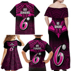 sydney-sixers-cricket-family-matching-off-shoulder-maxi-dress-and-hawaiian-shirt-2023-unique-indigenous-art-mix-polynesian-pattern