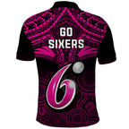 sydney-sixers-cricket-polo-shirt-2023-unique-indigenous-art-mix-polynesian-pattern