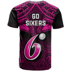 sydney-sixers-cricket-t-shirt-2023-unique-indigenous-art-mix-polynesian-pattern