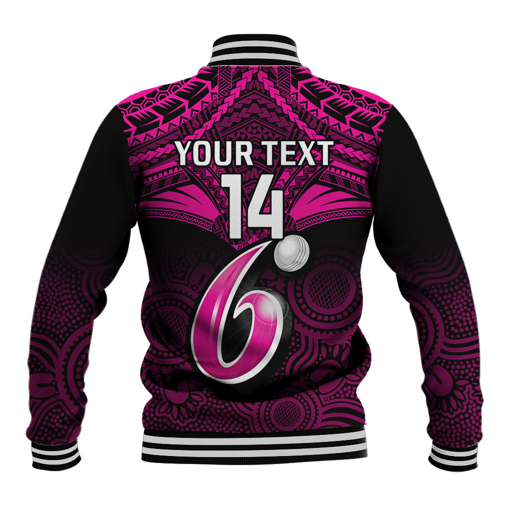 custom-sydney-sixers-cricket-baseball-jacket-2023-unique-indigenous-art-mix-polynesian-pattern