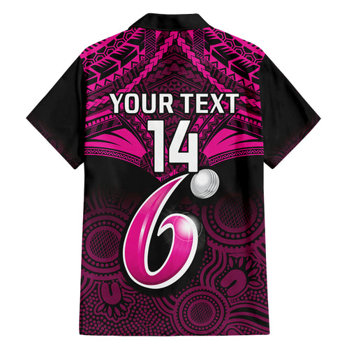 custom-sydney-sixers-cricket-family-matching-mermaid-dress-and-hawaiian-shirt-2023-unique-indigenous-art-mix-polynesian-pattern