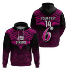 custom-sydney-sixers-cricket-hoodie-2023-unique-indigenous-art-mix-polynesian-pattern
