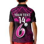 custom-sydney-sixers-cricket-kid-polo-shirt-2023-unique-indigenous-art-mix-polynesian-pattern