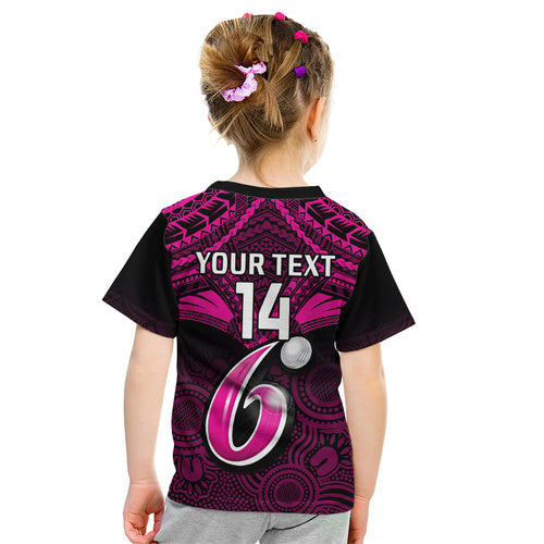 custom-sydney-sixers-cricket-kid-t-shirt-2023-unique-indigenous-art-mix-polynesian-pattern
