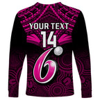 custom-sydney-sixers-cricket-long-sleeve-shirt-2023-unique-indigenous-art-mix-polynesian-pattern