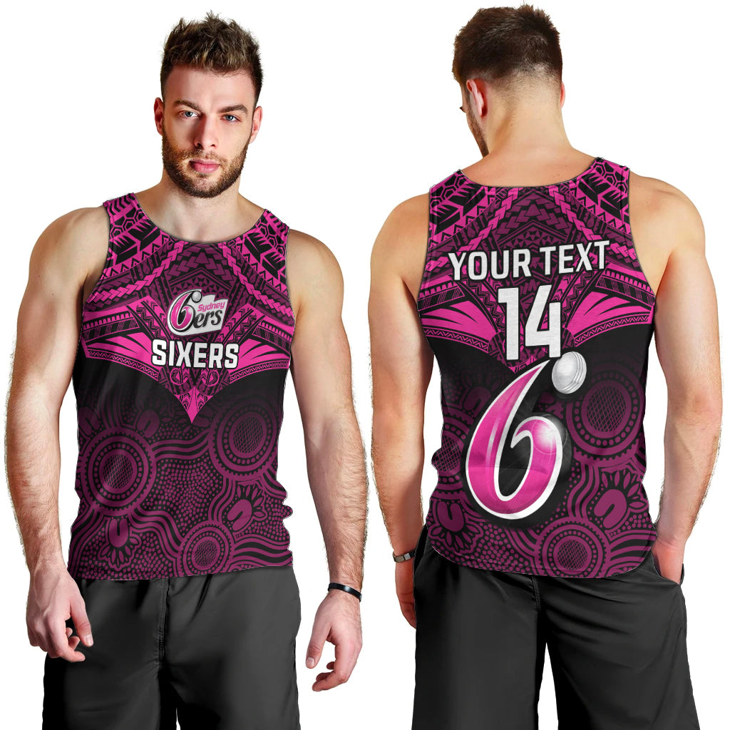 custom-sydney-sixers-cricket-men-tank-top-2023-unique-indigenous-art-mix-polynesian-pattern