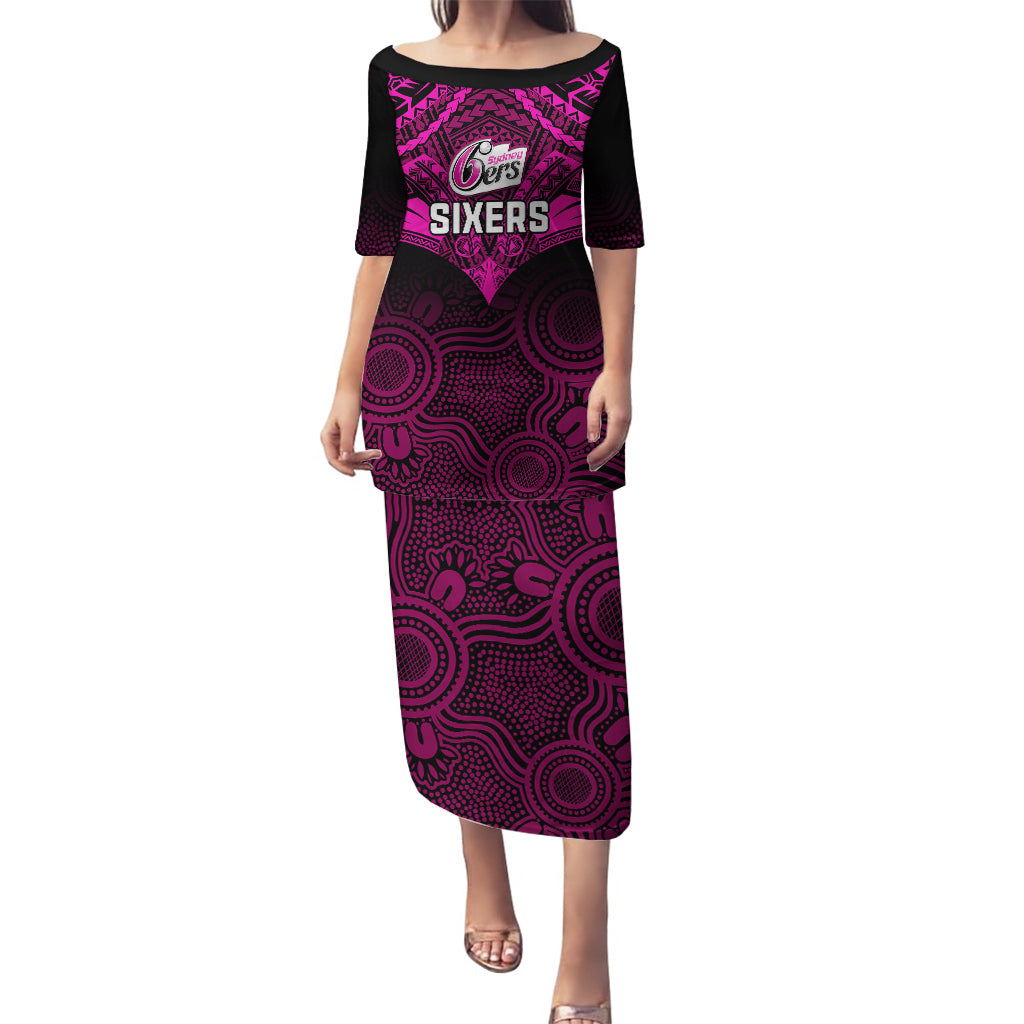 custom-sydney-sixers-cricket-puletasi-2023-unique-indigenous-art-mix-polynesian-pattern