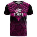 custom-sydney-sixers-cricket-t-shirt-2023-unique-indigenous-art-mix-polynesian-pattern