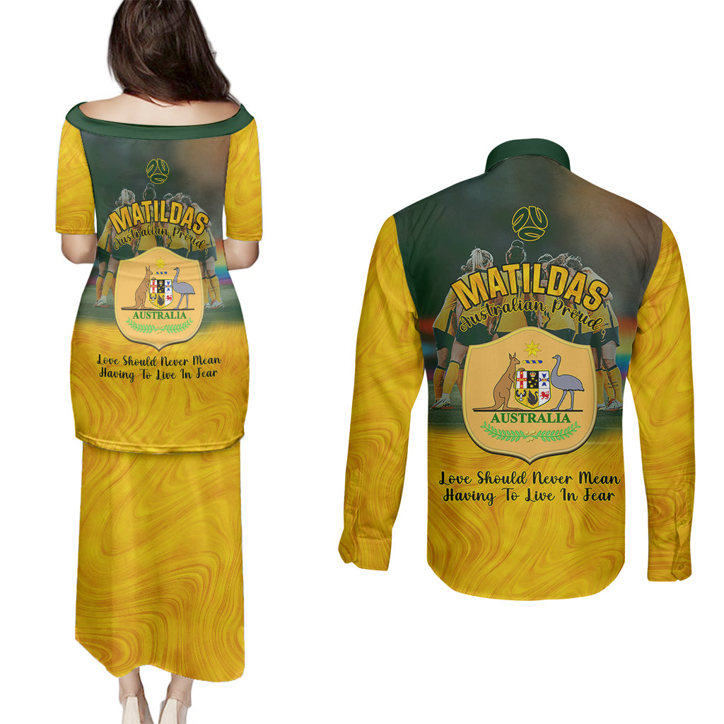 matildas-pride-couples-matching-puletasi-dress-and-long-sleeve-button-shirts-lgbt-kangaroo-australian-proud