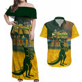 custom-matildas-pride-couples-matching-off-shoulder-maxi-dress-and-hawaiian-shirt-lgbt-kangaroo-australian-proud