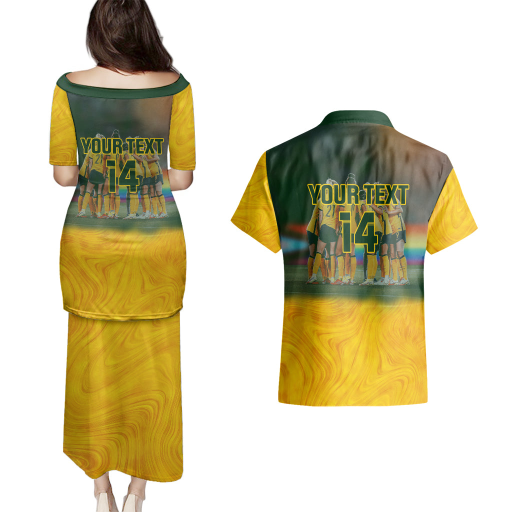 custom-matildas-pride-couples-matching-puletasi-dress-and-hawaiian-shirt-lgbt-kangaroo-australian-proud