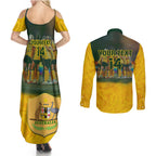 custom-matildas-pride-couples-matching-summer-maxi-dress-and-long-sleeve-button-shirts-lgbt-kangaroo-australian-proud