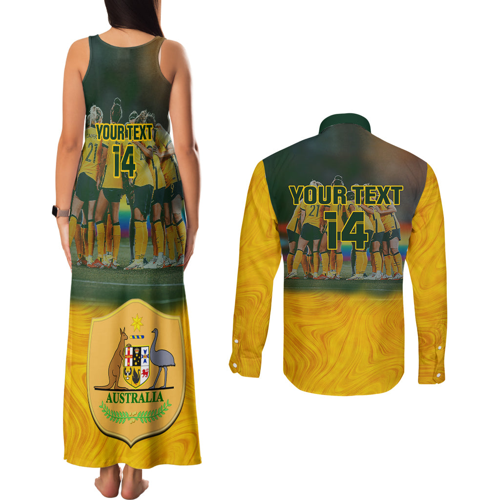 custom-matildas-pride-couples-matching-tank-maxi-dress-and-long-sleeve-button-shirts-lgbt-kangaroo-australian-proud