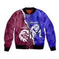 Personalised Bulldogs And Eagles Rugby Bomber Jacket Dynamic Style