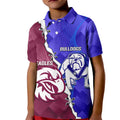 Personalised Bulldogs And Eagles Rugby Kid Polo Shirt Dynamic Style
