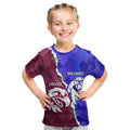 Personalised Bulldogs And Eagles Rugby Kid T Shirt Dynamic Style
