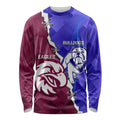 Personalised Bulldogs And Eagles Rugby Long Sleeve Shirt Dynamic Style