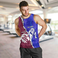 Personalised Bulldogs And Eagles Rugby Men Tank Top Dynamic Style